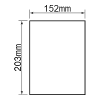 152mm×203mm