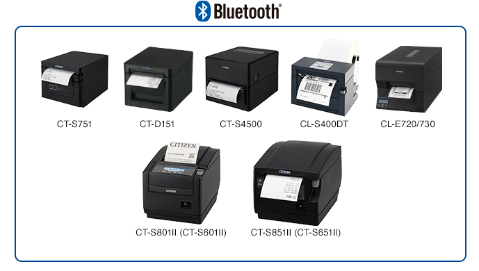 Bluetooth“蓝牙”／CT-751、CT-D151、CT-S4500、CL-S400DT、CL-E720/730、CT-S801II、CT-S601II、CT-S851II、CT-S651II